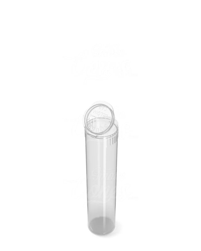 Pre Roll Child Resistant Pop Top Tubes - Clear 1,000 quantity box