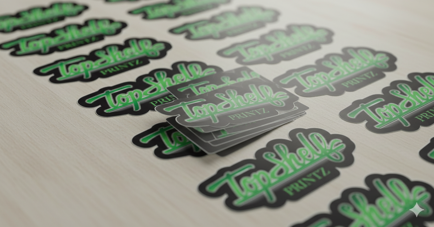 Custom 7x1.25 in Holographic Labels