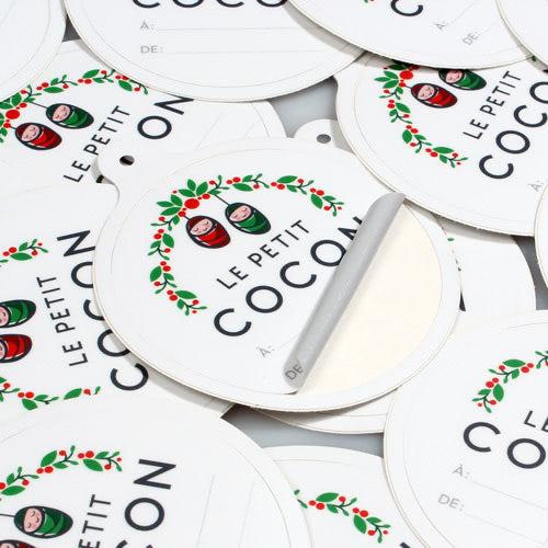 Matte Stickers W/ Laminate 2.75x1 inch