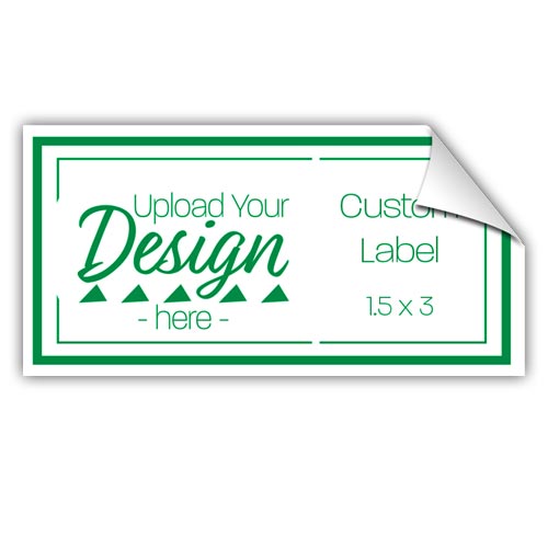 1.5''x3''Rectangle Sticker