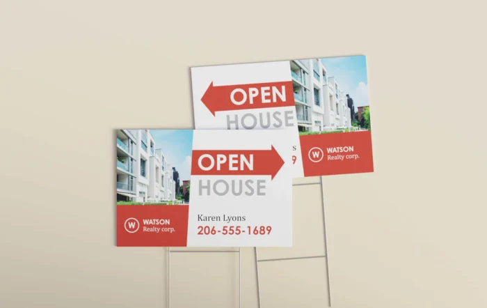 Yard Signs double Sided Not Laminated