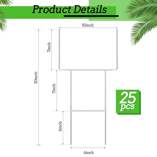 10 Yard Sign Metal Stands