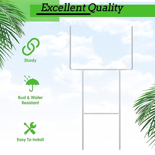 10 Yard Sign Metal Stands