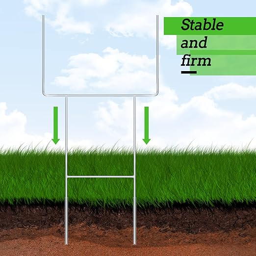 10 Yard Sign Metal Stands