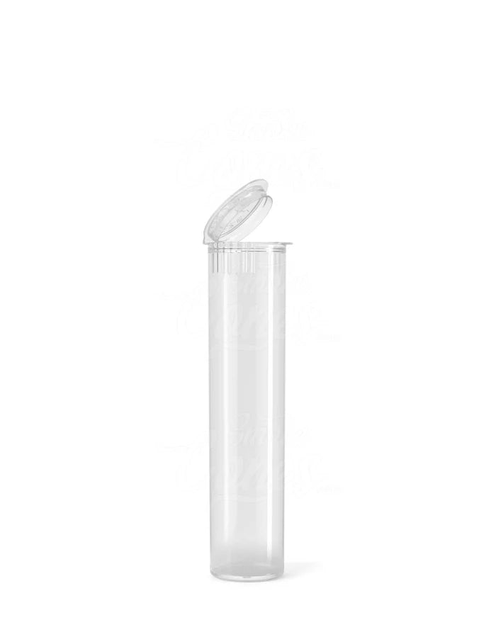 Pre Roll Child Resistant Pop Top Tubes - Clear 1,000 quantity box
