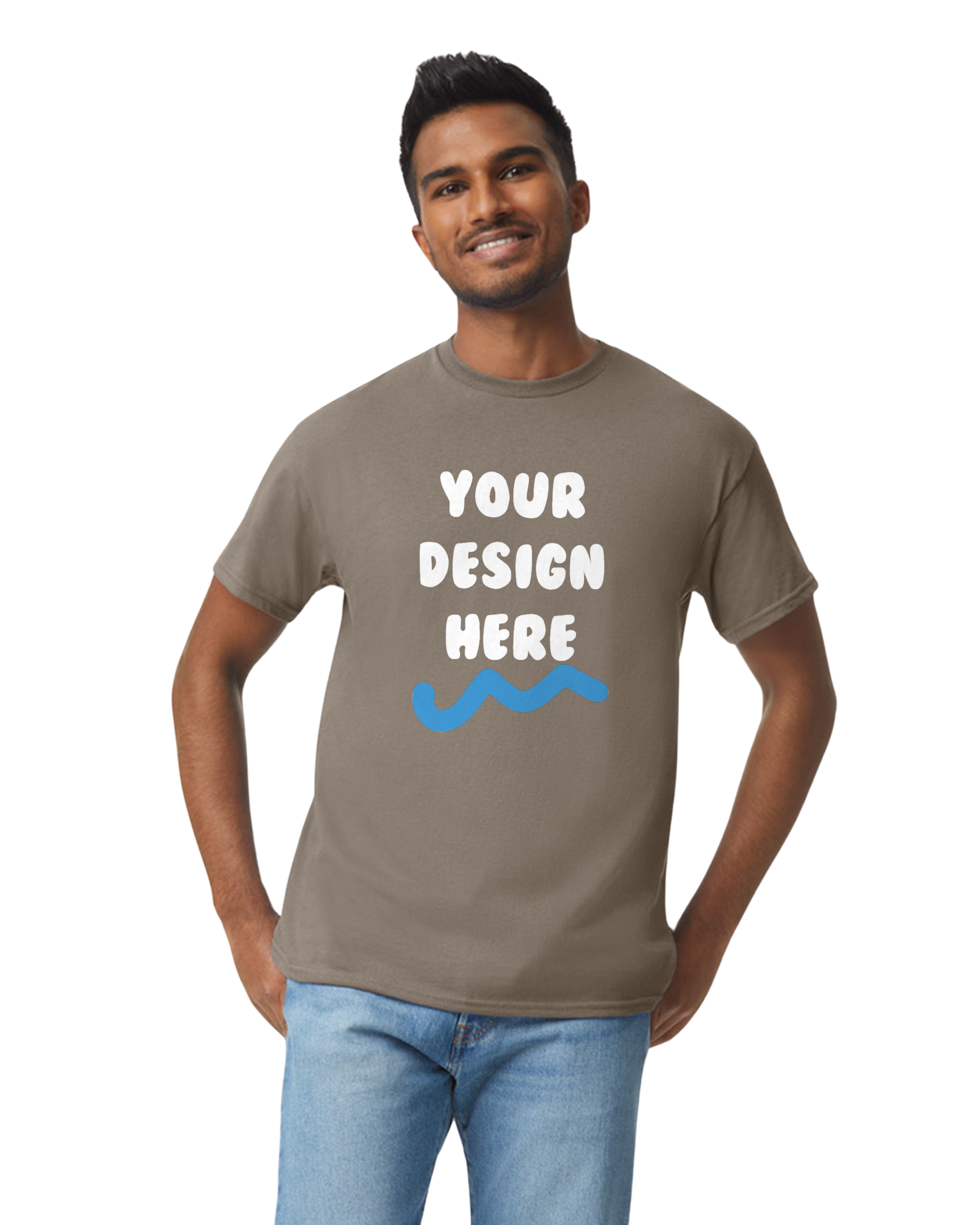Gildan Adult Heavy Cotton™ T-Shirt G500 - Screen Printed