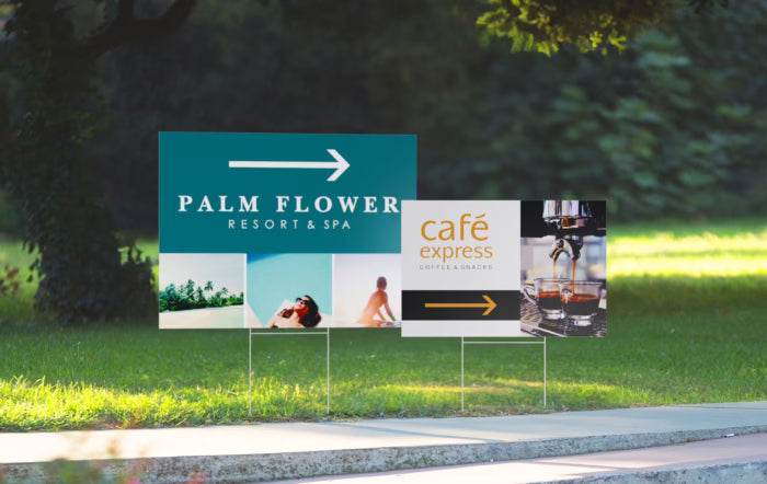 Yard Signs double Sided Not Laminated